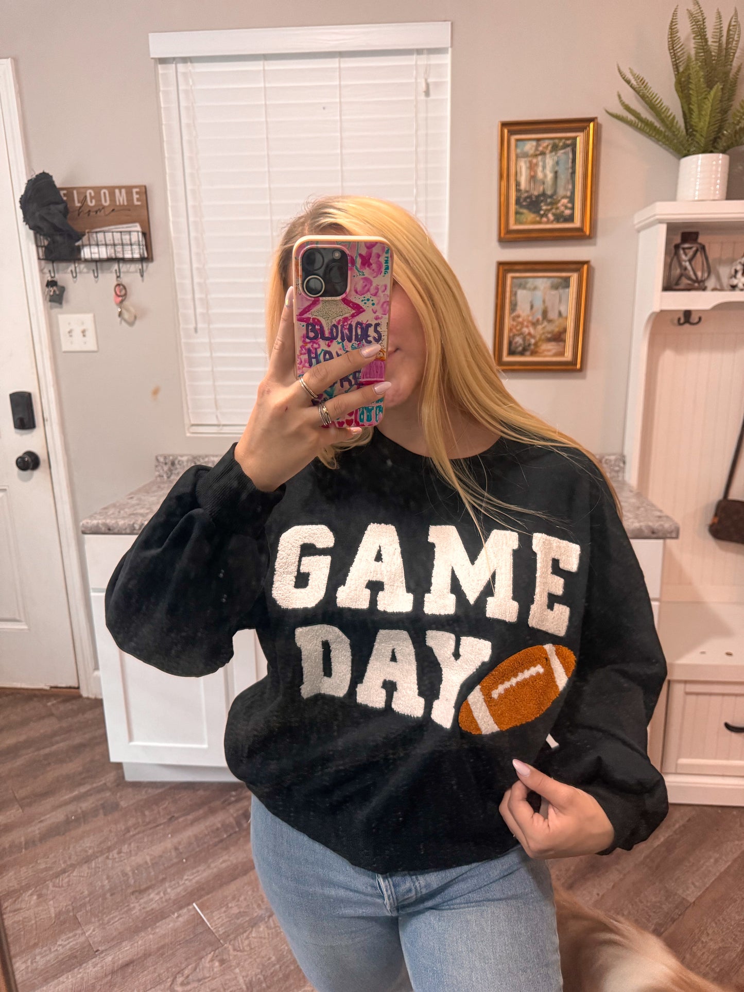 Game day 🏈  cropped sweatshirt