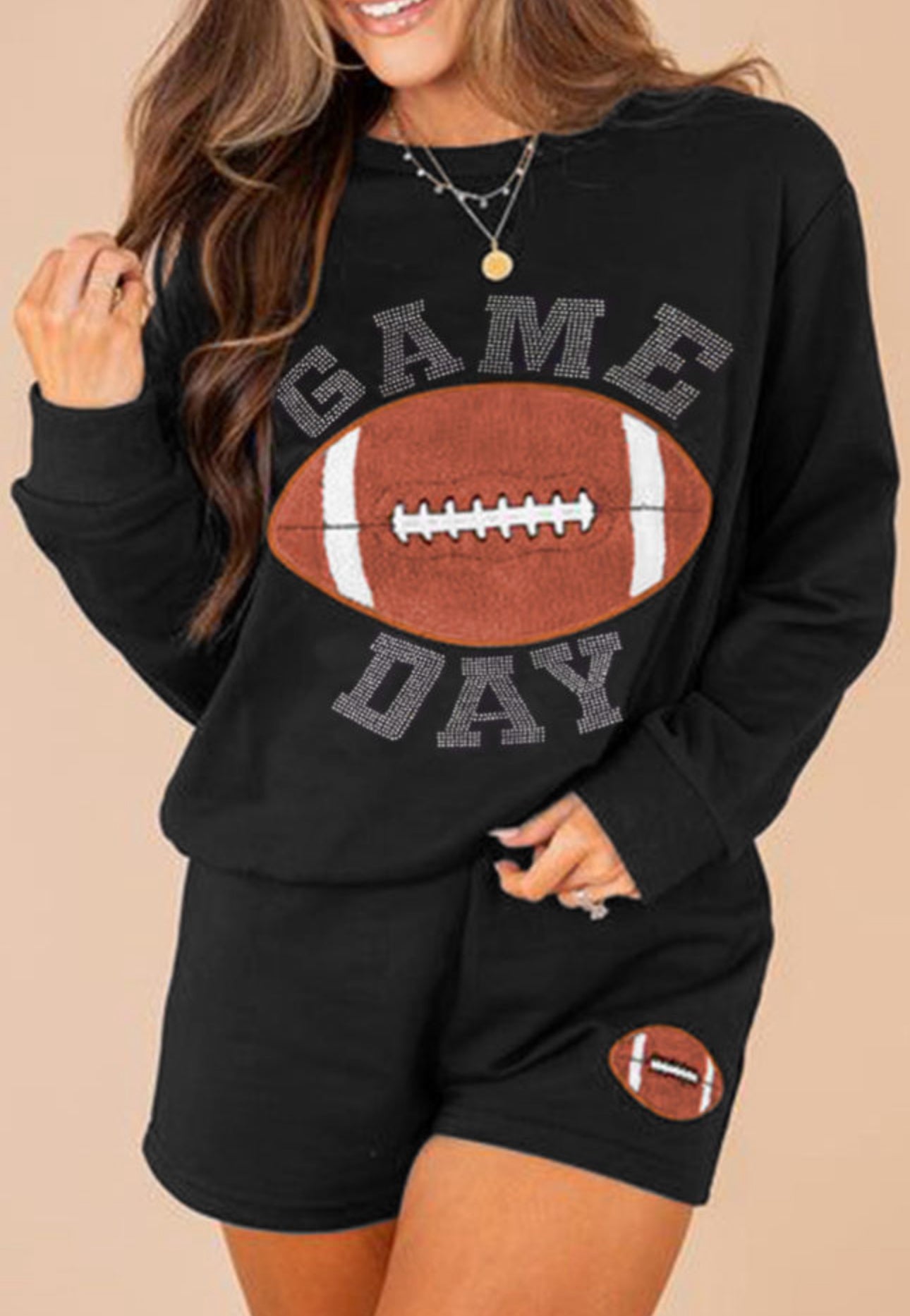 2pc set GAME DAY football