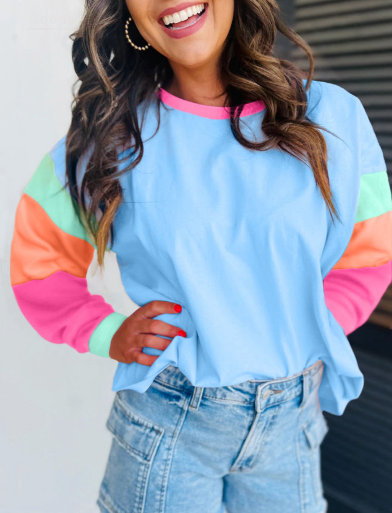 colorblock long sleeve