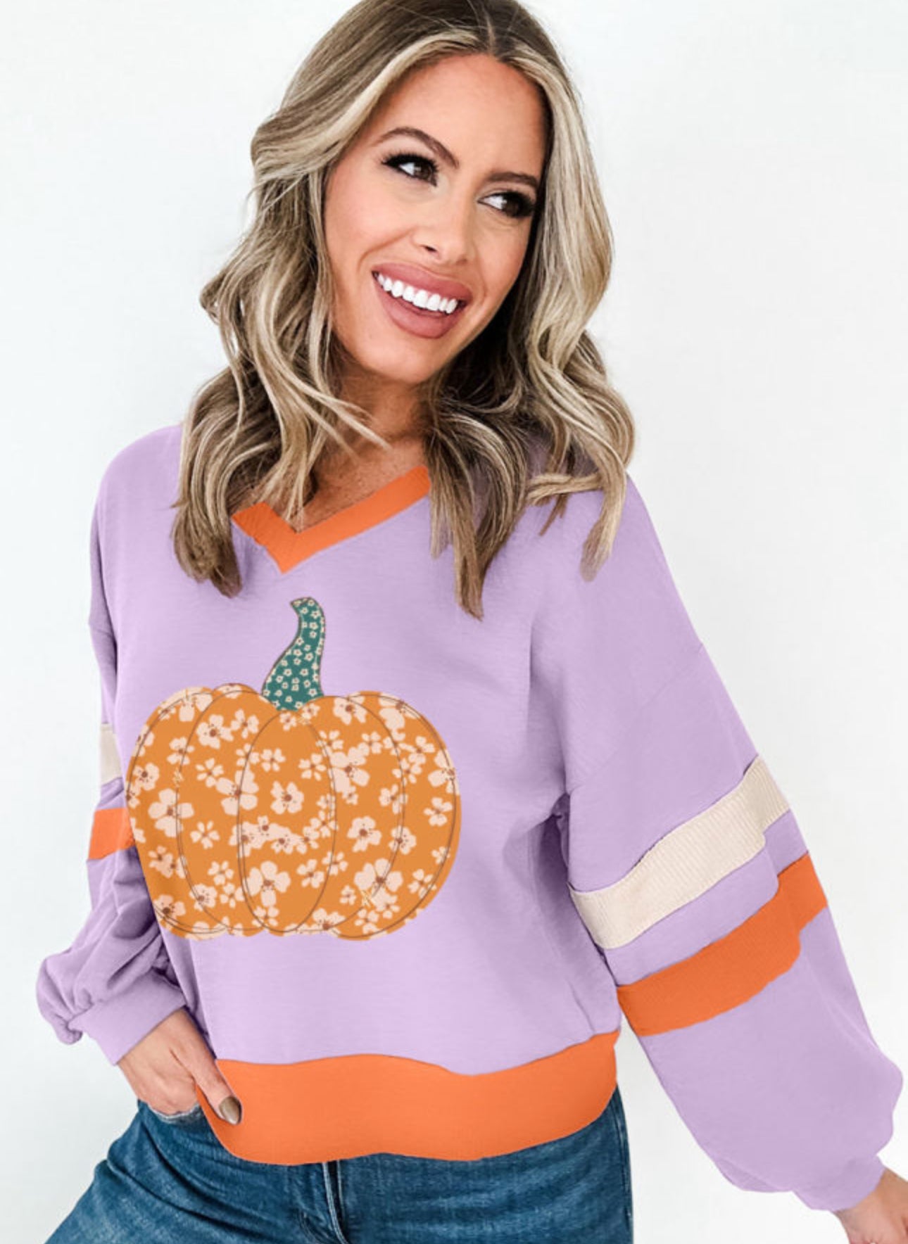 Applique pumpkin