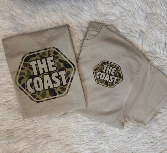 camo coast back and front