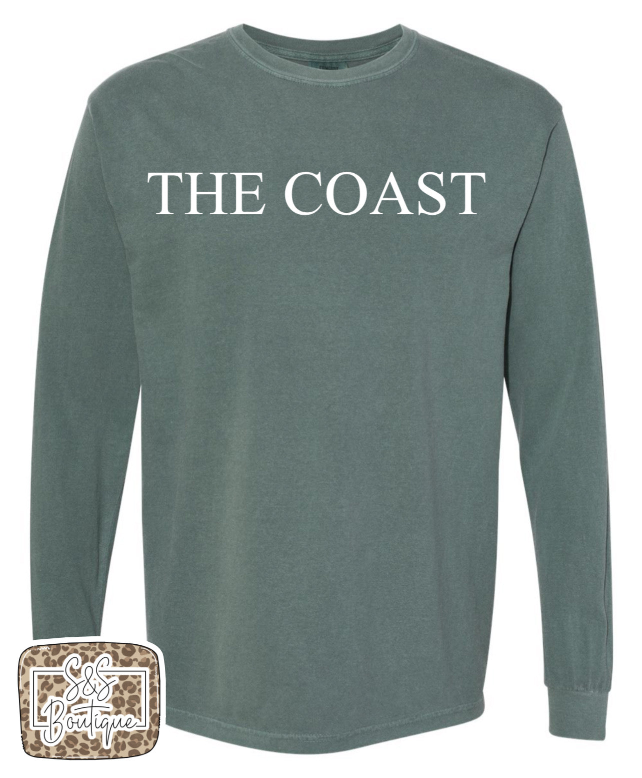 Long Sleeve Comfort color the coast
